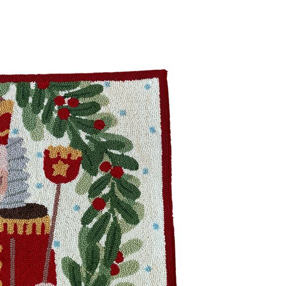 Peking Handicraft NUTCRACKER Hooked Rug 2X3 Christmas Holiday Home Decor New - Picture 14 of 14